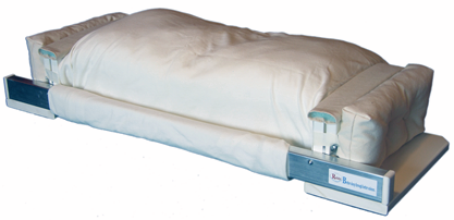 Back view of medical grade adjustable pillow